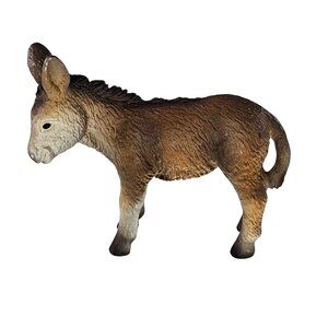 Schleich Baby Donkey Foal Retired Farm Life Animal #13268 Collectible Toy